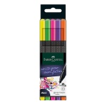 Cienkopisy Faber-Castell GRIP FINEPEN - zestaw 5 kolorów neonowych