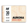 Szkicownik, blok do rysunku AURORA Vanilla Mocha - 120g, 30ark, 24,2 x 16,6 cm.jpg