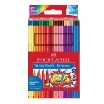 Flamastry FABER-CASTELL Grip - zestaw 20 kolorów
