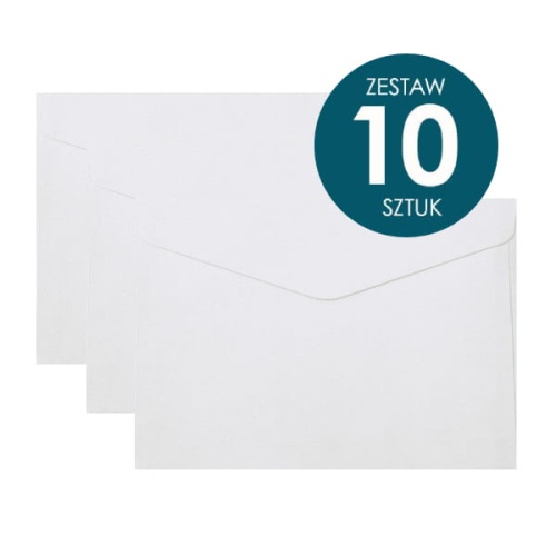 Koperta Galeria Papieru C5, 162x229mm, Pearl biała - 10 sztuk