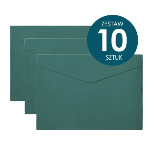 Koperta Galeria Papieru C5, 162x229mm, Pearl zielona - 10 sztuk