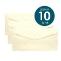 Koperta Galeria Papieru DL, 110x220mm, Pepper kremowy - 10 sztuk