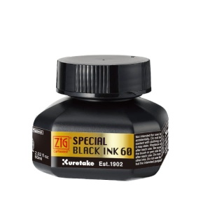 Tusz do rysunku i kaligrafii ZIG Cartoonist SPECIAL BLACK INK Kuretake - 60ml czarny