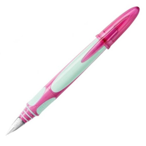 Pióro wieczne BIC Easy Clic różowo-zielone