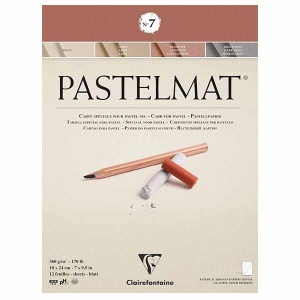 Blok do pasteli Clairefontaine Pastelmat Nr.7 - 18x24 cm