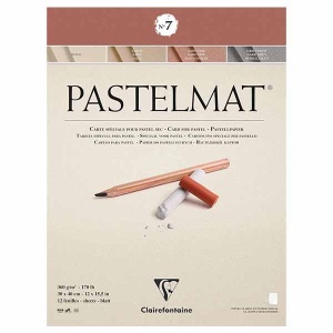 Blok do pasteli Clairefontaine Pastelmat Nr.7 - 30x40 cm
