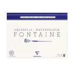 Blok do akwareli FONTAINE Clairefontaine - Demi Satine - 300g, 25ark, 42x56cm