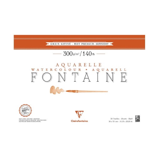 Blok do akwareli FONTAINE Clairefontaine - Satine - 300g, 20ark, 36x51cm.jpg