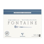 Blok do akwareli FONTAINE Clairefontaine - Grain Nuageux - 300g, 15ark, 30x40cm