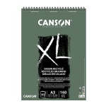 Blok rysunkowy Canson XL Recycled - 160g, 50ark, A3, na spirali