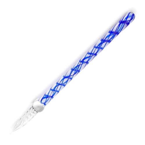 Pióro szklane do kaligrafii J.Herbin 16cm, proste - eclat de saphir.jpg