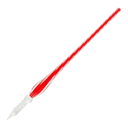 Pióro szklane do kaligrafii J.Herbin 19cm, plecione - rouge caroubier.jpg