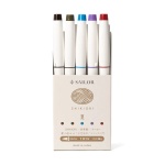 Flamastry kaligraficzne Sailor Shikiori - brush i cienkopis - lato