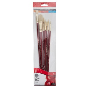 Zestaw pędzli szczecinowych Daler Rowney - 7 sztuk