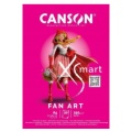 Szkicownik, blok do rysunku Canson XSmart Fan Art - 250g, 20ark, A4