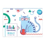 Blok rysunkowy Happy Color  Friends - 100g, 20ark, A3 - biały