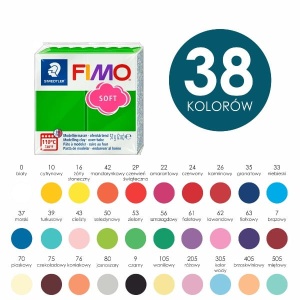 Masa termoutwardzalna Fimo SOFT 57g - różne kolory 
