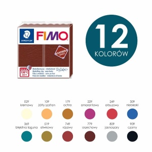 Masa termoutwardzalna Fimo LEATHER 57g - różne kolory
