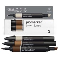 Zestaw markerów artystycznych Promarker Winsor&Newton - brown tones 3 kol..jpg