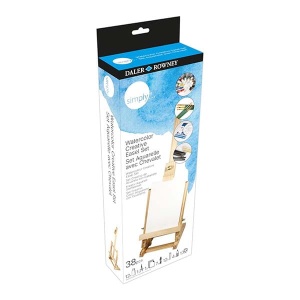  Zestaw farby akwarelowych Daler Rowney Watercolor Creative Easel Set + dodatki