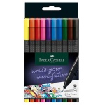 Cienkopisy Faber-Castell GRIP FINEPEN - zestaw 10 kolorów