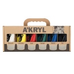 Zestaw farb akrylowych Renesans A'KRYL - 6x100ml