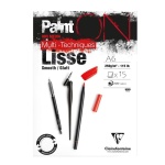Blok uniwersalny Clairefontaine Paint On Multi -Techniques Lisse - 250g, A6, 25ark. 