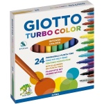 Flamastry Giotto Turbo Color - zestaw 24 szt. 