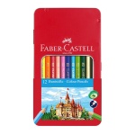 Kredki ołówkowe FABER-CASTELL ECO Zamek 12 kolorów