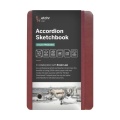 Szkicownik harmonijkowy Etchr Accordion Sketchbook - 230g, 9,5x14,5cm (small) - cold press (fakturowany)