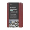 Szkicownik harmonijkowy Etchr Accordion Sketchbook - 230g, 13x21cm (medium) - cold press (fakturowany)