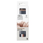 Zestaw szkicowy Winsor&Newton Sketching Pencil - 6 sztuk
