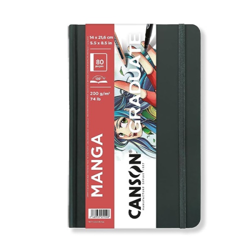 Szkicownik książkowy Canson Graduate manga.jpg