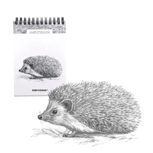 Szkicownik Narcissus Jeż - 120g, 60ark, A5 na spirali.jpg