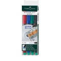 Zestaw foliopisów Faber-Castell Multimark OHP - 4 kolory (fine).jpg
