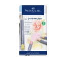 Kredki akwarelowe Faber Castell Goldfaber Aqua - 12 kolorów pastelowych ( opakowanie metalowe)