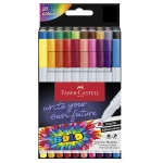 Flamastry Faber-Castell GRIP BOLDPEN - zestaw 20 kolorów