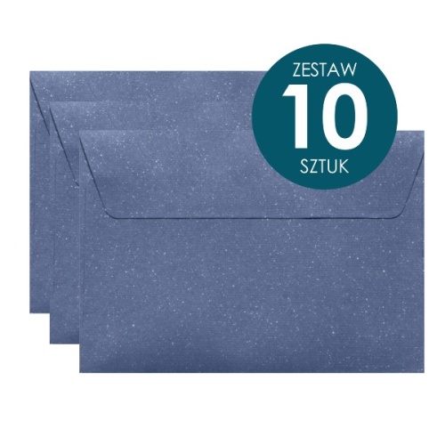 Koperta Galeria Papieru C6, 114x162mm, Mika granatowy - 10 sztuk