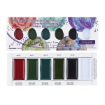Farby akwarelowe Kuretake Gansai Tambi Granulating Colors SET 2 - 5 kolorów 