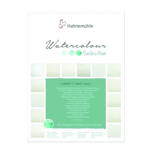 Blok akwarelowy Watercolour Selection Hahnemühle – 275–640 g, 24x32 cm, 14 ark.