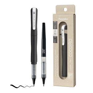 Flamaster do kaligrafii Kuretake ZIG Cocoiro Letter Pen Black Body 08 - czarny wkład