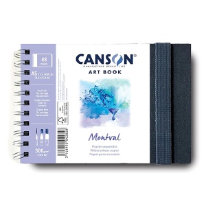 Szkicownik do akwareli Canson Art Book Montval - 300g, 24ark, A5 na spirali