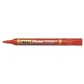 Marker permanentny N850 Pentel - okrągły - czerwony