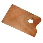  Paleta drewniana PROSTOKĄTNA graART 30x25x0,3 cm