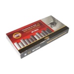 Pastele suche 8522 Koh-i-noor Toison D'or - 12 sztuk odcienie szarości