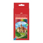 Kredki ołówkowe FABER-CASTELL ECO Zamek 12 kolorów
