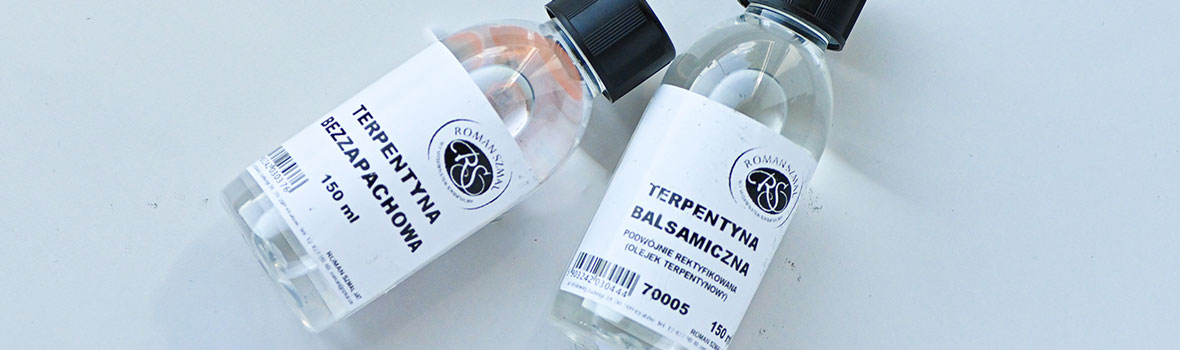 terpentyna balsamiczna i bezzapachowa